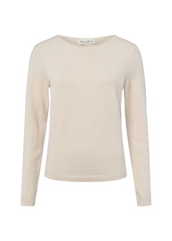Marc O'Polo Sweter damski z dzianiny z zawartością wełny dziewiczej Kobiety piaskowy jednolity ze sklepu vangraaf w kategorii Swetry damskie - zdjęcie 185956842