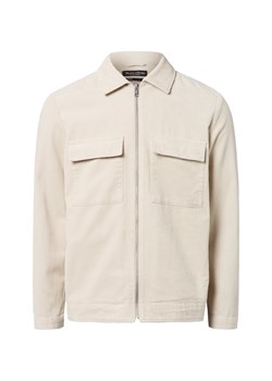 Marc O'Polo Męska koszula sztruksowa Mężczyźni Regular Fit Bawełna kitt jednolity ze sklepu vangraaf w kategorii Koszule męskie - zdjęcie 185956853