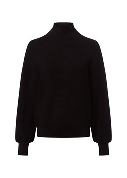 Msch Copenhagen Damski sweter z dzianiny - MSCHMagnea Rachelle Kobiety Sztuczne włókno czarny jednolity ze sklepu vangraaf w kategorii Swetry damskie - zdjęcie 185956860