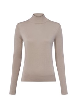 HUGO Sweter damski z dzianiny z wełny dziewiczej - Sedenniak Kobiety wełna ze strzyży kitt jednolity - id: 782403-0001-09900 - marki Hugo Boss - 185956864 HUGO Sweter damski z dzianiny z wełny dziewiczej - Sedenniak Kobiety wełna ze strzyży kitt jednolity ze sklepu vangraaf w kategorii Swetry damskie - zdjęcie 185956864