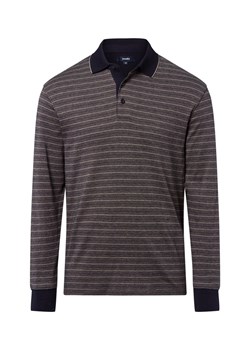 James Męska koszulka polo z długim rękawem Mężczyźni Bawełna granatowy w paski ze sklepu vangraaf w kategorii T-shirty męskie - zdjęcie 185956903