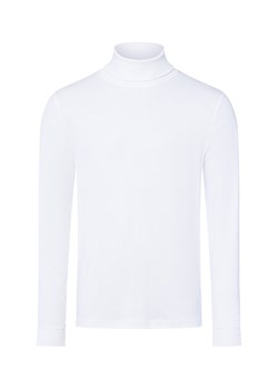 GRAAF Męska koszula z długim rękawem Mężczyźni Bawełna biały jednolity ze sklepu vangraaf w kategorii T-shirty męskie - zdjęcie 185956904