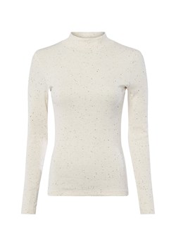Marie Lund Damska koszulka z długim rękawem Kobiety beżowy marmurkowy ze sklepu vangraaf w kategorii Bluzki damskie - zdjęcie 185956911