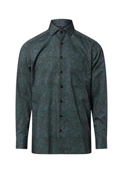Andrew James Męska koszula biznesowa - non-iron Mężczyźni Regular Fit Bawełna jodłowy wzorzysty ze sklepu vangraaf w kategorii Koszule męskie - zdjęcie 185956954