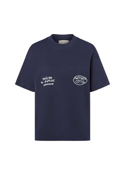 Another Cotton Lab Koszulka damska - Pasta Night Kobiety Bawełna granatowy nadruk ze sklepu vangraaf w kategorii Bluzki damskie - zdjęcie 185956964