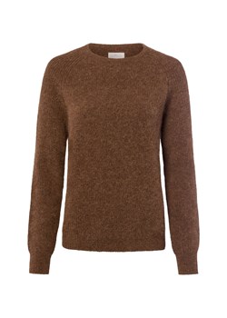 Fynch-Hatton Sweter damski z dzianiny z zawartością alpaki Kobiety Wełna brązowy marmurkowy ze sklepu vangraaf w kategorii Swetry damskie - zdjęcie 185956971