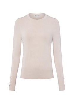 Marie Lund Sweter damski z cienkiej dzianiny Kobiety kitt jednolity ze sklepu vangraaf w kategorii Swetry damskie - zdjęcie 185956983