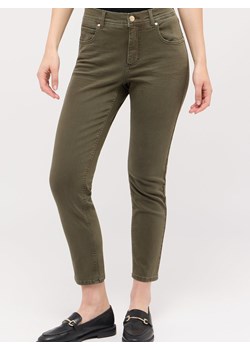Angels Jeansy Kobiety oliwkowy jednolity ze sklepu vangraaf w kategorii Jeansy damskie - zdjęcie 185957104