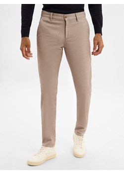 Alberto Spodnie - Lou Mężczyźni beżowy jednolity ze sklepu vangraaf w kategorii Spodnie męskie - zdjęcie 185957173