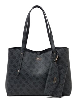 GUESS Sprzedawca damski - Brenton Kobiety antracytowy wzorzysty ze sklepu vangraaf w kategorii Torby Shopper bag - zdjęcie 185957180