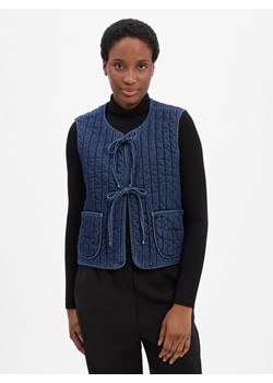 Levi's Damska pikowana kamizelka Kobiety Bawełna dark stone jednolity ze sklepu vangraaf w kategorii Kamizelki damskie - zdjęcie 185957203
