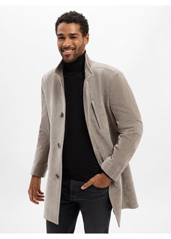 Finshley & Harding Płaszcz - Denver Mężczyźni kitt marmurkowy ze sklepu vangraaf w kategorii Płaszcze męskie - zdjęcie 185957243