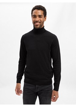 JOOP! Męski sweter z golfem - Donte Mężczyźni wełna ze strzyży czarny jednolity - id: 780288-0001-09940 - marki Joop! - 185957264 JOOP! Męski sweter z golfem - Donte Mężczyźni wełna ze strzyży czarny jednolity ze sklepu vangraaf w kategorii Swetry męskie - zdjęcie 185957264