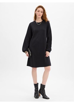 Marc O'Polo Damska sukienka z dżerseju Kobiety Bawełna czarny jednolity ze sklepu vangraaf w kategorii Sukienki - zdjęcie 185957290