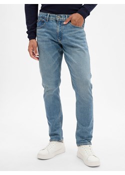 Polo Ralph Lauren Męskie dżinsy o zwężanym kroju Mężczyźni Bawełna blue stone jednolity ze sklepu vangraaf w kategorii Jeansy męskie - zdjęcie 185957430