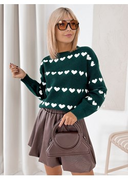 sweter eleonor zielony one size ze sklepu UBRA w kategorii Swetry damskie - zdjęcie 185958372
