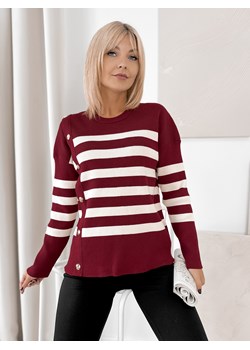 sweter umberto bordowy one size ze sklepu UBRA w kategorii Swetry damskie - zdjęcie 185958604