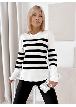sweter umberto ecru one size ze sklepu UBRA w kategorii Swetry damskie - zdjęcie 185958614
