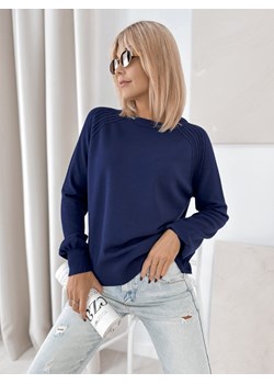 sweter federica granatowy one size - id: prod-81755-group - marki UBRA - 185958691 sweter federica granatowy one size ze sklepu UBRA w kategorii Swetry damskie - zdjęcie 185958691