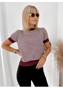sweter tiziano bordowy one size ze sklepu UBRA w kategorii Swetry damskie - zdjęcie 185958811