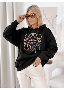 bluza vicenza czarna one size ze sklepu UBRA w kategorii Bluzy damskie - zdjęcie 185959271