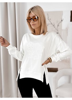 bluza tancredi ecru one size ze sklepu UBRA w kategorii Bluzy damskie - zdjęcie 185959323