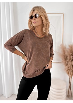 bluzka rimini brązowa one size ze sklepu UBRA w kategorii Bluzki damskie - zdjęcie 185959461