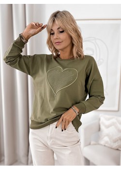 bluza ottavia khaki one size ze sklepu UBRA w kategorii Bluzy damskie - zdjęcie 185959511