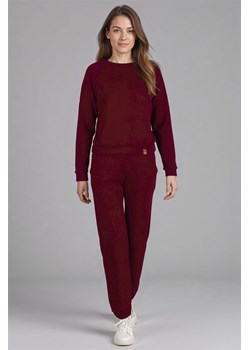 Komplet bluza+spodnie Vivisence 9204kmpl bordowy - id: 37676 - marki Vivisence - 185960022 Komplet bluza+spodnie Vivisence 9204kmpl bordowy ze sklepu kontri.pl w kategorii Komplety i garnitury damskie - zdjęcie 185960022