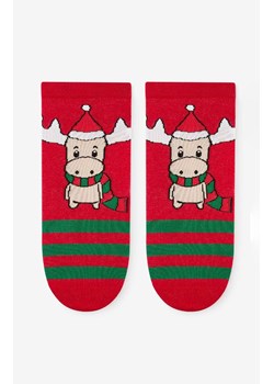 Marilyn świąteczne skarpetki damskie Christmas Moose, Kolor czerwony, Rozmiar 36-40, Marilyn ze sklepu Primodo w kategorii Skarpetki damskie - zdjęcie 185961431