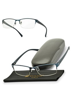 Plusy +4.00 Okulary korekcyjne żyłkowe prostokątne do czytania ST329A ze sklepu Stylion w kategorii Okulary przeciwsłoneczne męskie - zdjęcie 185961930