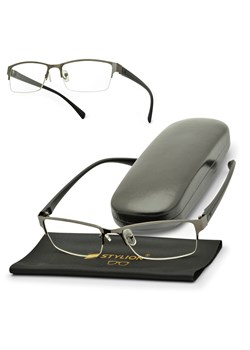 Plusy +1.00 Okulary korekcyjne żyłkowe prostokątne do czytania ST329B ze sklepu Stylion w kategorii Okulary korekcyjne damskie - zdjęcie 185961944
