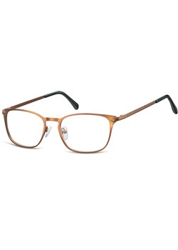 Oprawki okularowe kocie oczy damskie stalowe Sunoptic 991G brązowe ze sklepu Stylion w kategorii Zegarki - zdjęcie 185961992