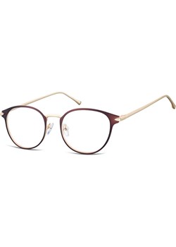 Oprawki okularowe kocie oczy damskie stalowe Sunoptic 940B brązowe - id: 2846 - marki Sunoptic - 185961994 Oprawki okularowe kocie oczy damskie stalowe Sunoptic 940B brązowe ze sklepu Stylion w kategorii Okulary korekcyjne damskie - zdjęcie 185961994
