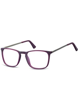 Okulary oprawki zerówki korekcyjne nerdy Unisex Sunoptic AC25D ciemnoczerwone ze sklepu Stylion w kategorii Zegarki - zdjęcie 185962020