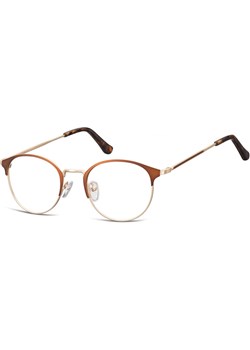 Oprawki okularowe Lenonki damskie stalowe Sunoptic 973D kawowo-złote ze sklepu Stylion w kategorii Zegarki - zdjęcie 185962033