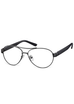 Małe Okulary oprawki Pilotki metalowe korekcyjne medium M380A czarne ze sklepu Stylion w kategorii Zegarki - zdjęcie 185962050