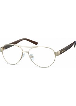 Małe Okulary oprawki Pilotki metalowe korekcyjne medium M380C złote ze sklepu Stylion w kategorii Zegarki - zdjęcie 185962052