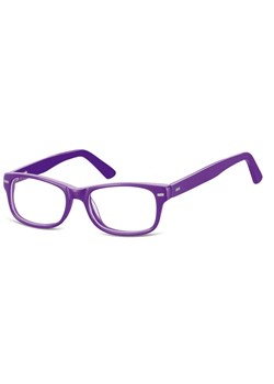 Okulary dziecięce zerówki Nerdy AK49D fioletowe - id: 3032 - marki Sunoptic - 185962102 Okulary dziecięce zerówki Nerdy AK49D fioletowe ze sklepu Stylion w kategorii Akcesoria dziecięce - zdjęcie 185962102
