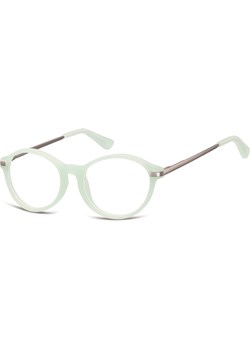 Okulary dziecięce zerówki okrągłe lenonki AK50F zielone ze sklepu Stylion w kategorii Akcesoria dziecięce - zdjęcie 185962130