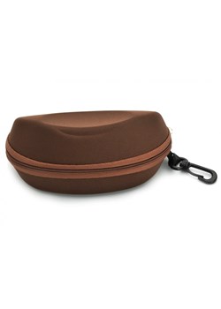 Etui futerał na okulary Brązowe z karabińczykiem ze sklepu Stylion w kategorii Zegarki - zdjęcie 185962160