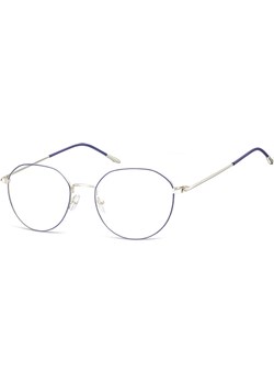 Lenonki Okulary oprawki optyczne 928A srebrne + niebieskie ze sklepu Stylion w kategorii Zegarki - zdjęcie 185962182