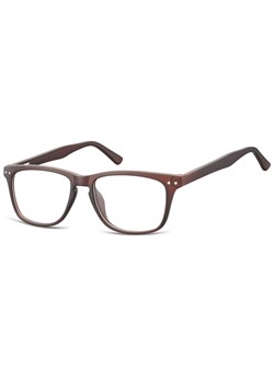 Okulary oprawki korekcyjne Nerdy zerówki Sunoptic CP136C ciemnobrązowe ze sklepu Stylion w kategorii Zegarki - zdjęcie 185962314