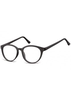 Okulary oprawki korekcyjne okrągłe Lenonki zerówki Sunoptic CP140 czarne ze sklepu Stylion w kategorii Okulary korekcyjne męskie - zdjęcie 185962323