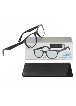 Okulary z filtrem do Komputera i Czytania moc: +3,50 Plusy z filtrem Blue Light Montana BLFBOX67 ze sklepu Stylion w kategorii Zegarki - zdjęcie 185962403