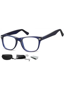 Okulary oprawki zerówki korekcyjne Nerdy Flex Sunoptic AC15D niebieskie - id: 3666 - marki Sunoptic - 185962420 Okulary oprawki zerówki korekcyjne Nerdy Flex Sunoptic AC15D niebieskie ze sklepu Stylion w kategorii Okulary korekcyjne męskie - zdjęcie 185962420