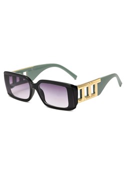 Damskie okulary przeciwsłoneczne z filtrem UV400 black/green ST-MAX5B ze sklepu Stylion w kategorii Okulary przeciwsłoneczne damskie - zdjęcie 185962450