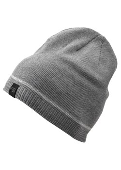 Męska Zimowa Czapka Szara z polarem - L/XL FBI ST-533 ze sklepu Stylion w kategorii Czapki zimowe męskie - zdjęcie 185962513