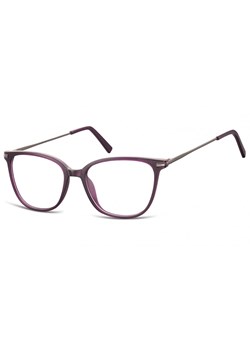 Okulary oprawki zerówki korekcyjne Nerdy Unisex Sunoptic AC26E ciemnofioletowe ze sklepu Stylion w kategorii Zegarki - zdjęcie 185962572