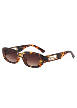 Damskie owalne okulary przeciwsłoneczne z filtrem UV400 panterka ST-FAS1B ze sklepu Stylion w kategorii Okulary przeciwsłoneczne damskie - zdjęcie 185962594